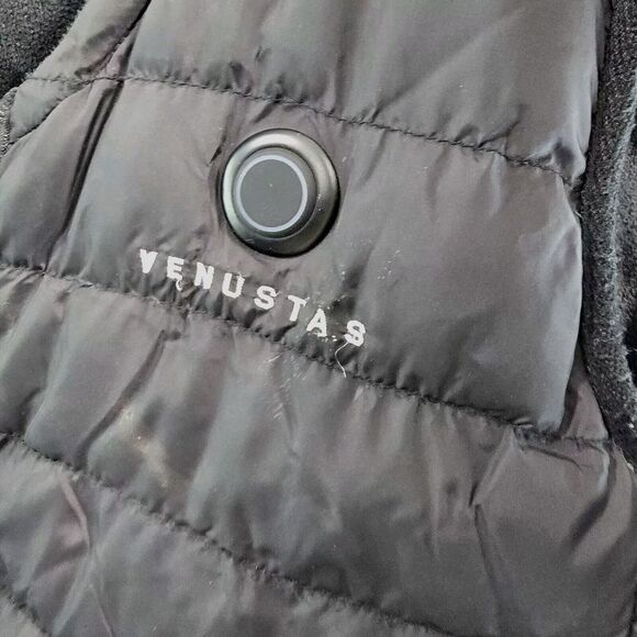 Venustas Vest Mens Medium Black Heated Puffer Insulated Warming Outdoor - Picture 11 of 12